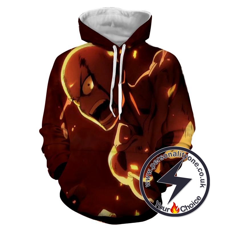 One Punch Man - Saitama 3D - Hoodies